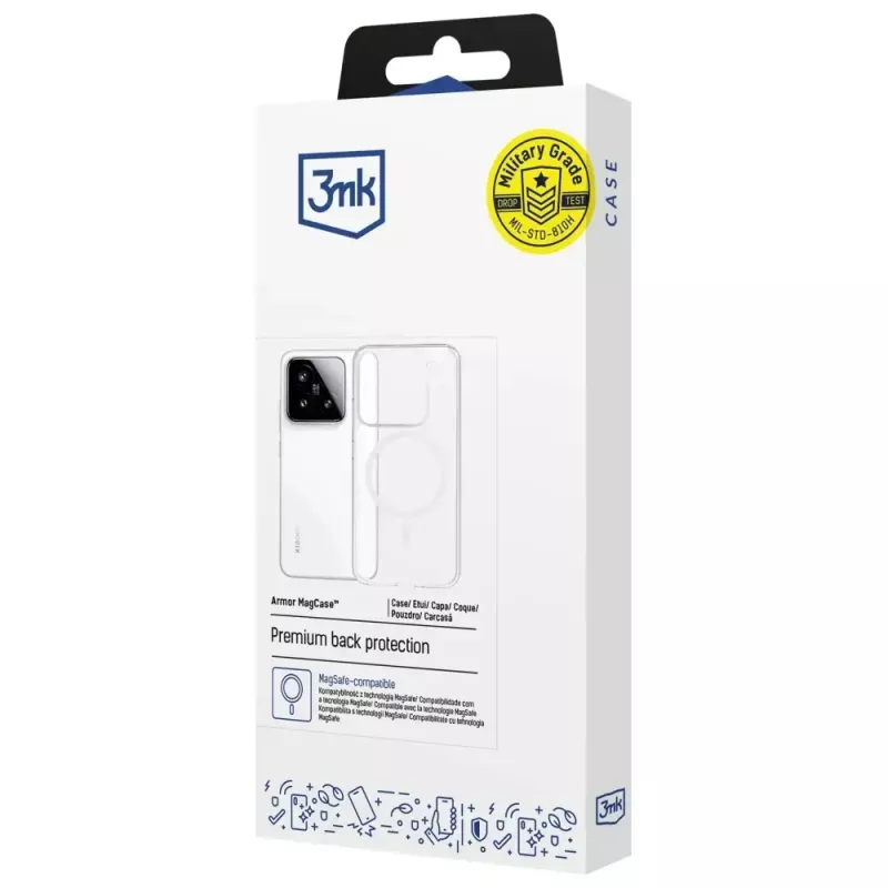 Capa para telemóvel 3MK Armor MagCase para Xiaomi 15 — capa de proteção robusta e leve