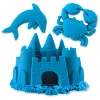 Kinetic Sand, 2 libras de areia cinética azul, brinquedos sensoriais moldáveis para crianças, saco reutilizável (embalagem pode variar), para crianças a partir de 3 anos
