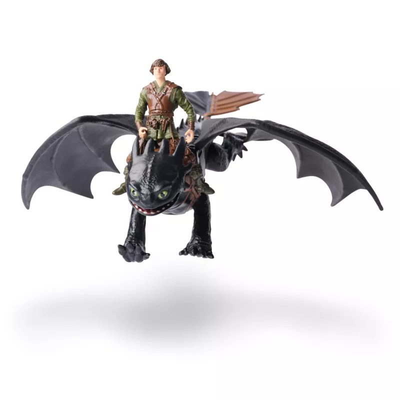 DreamWorks Dragons, Como Treinar o Teu Dragão, Banguela & Hiccup, figuras de ação duo viking, brinquedo para rapazes a partir de 4 anos