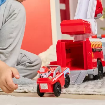 Camião de bombeiros PAW Patrol Rapid Reload Fire Truck com figura Marshall (embalagem danificada)