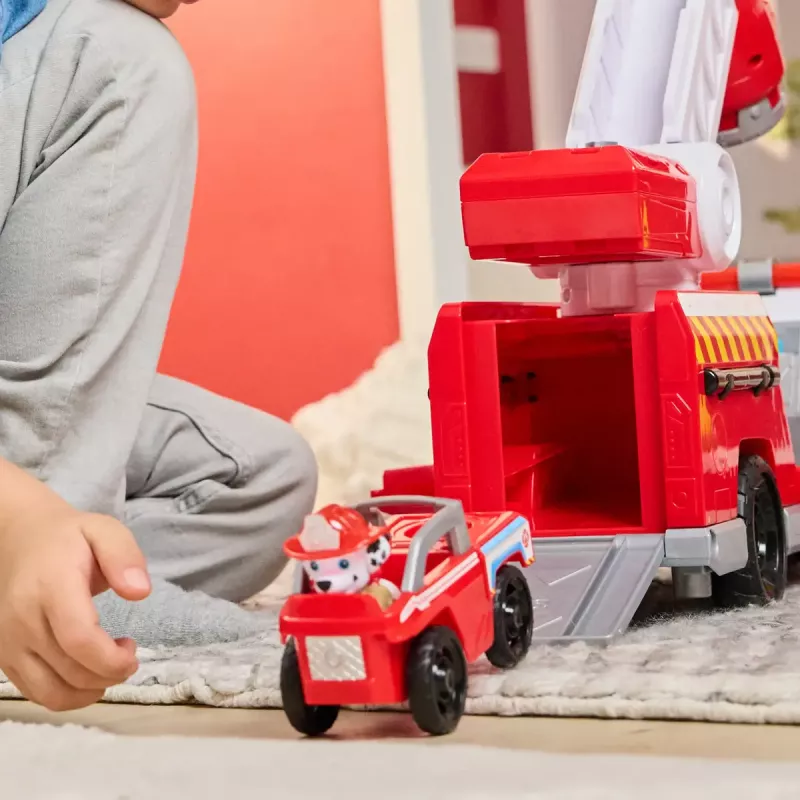Camião de bombeiros PAW Patrol Rapid Reload Fire Truck com figura Marshall (embalagem danificada)