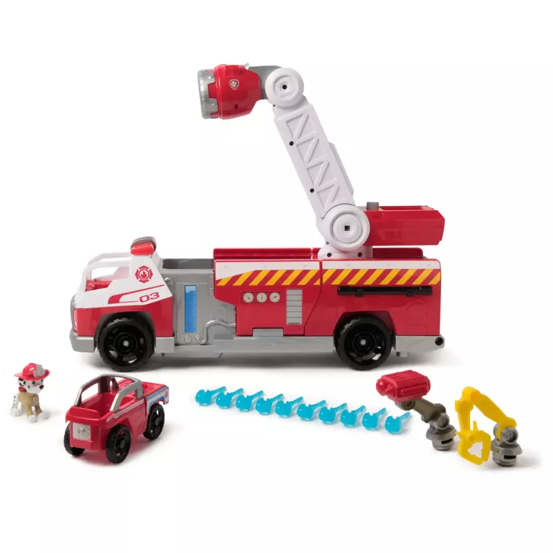 Camião de bombeiros PAW Patrol Rapid Reload Fire Truck com figura Marshall (embalagem danificada)