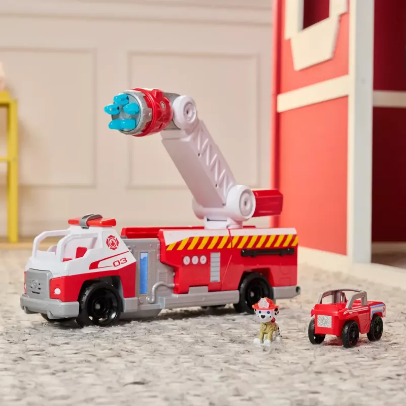 Camião de bombeiros PAW Patrol Rapid Reload Fire Truck com figura Marshall (embalagem danificada)