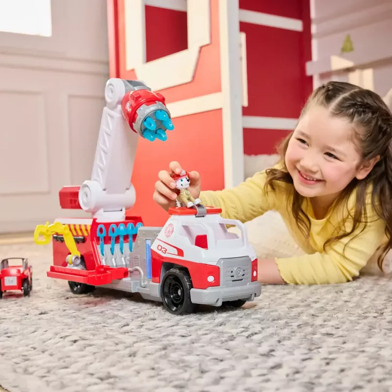 Camião de bombeiros PAW Patrol Rapid Reload Fire Truck com figura Marshall (embalagem danificada)