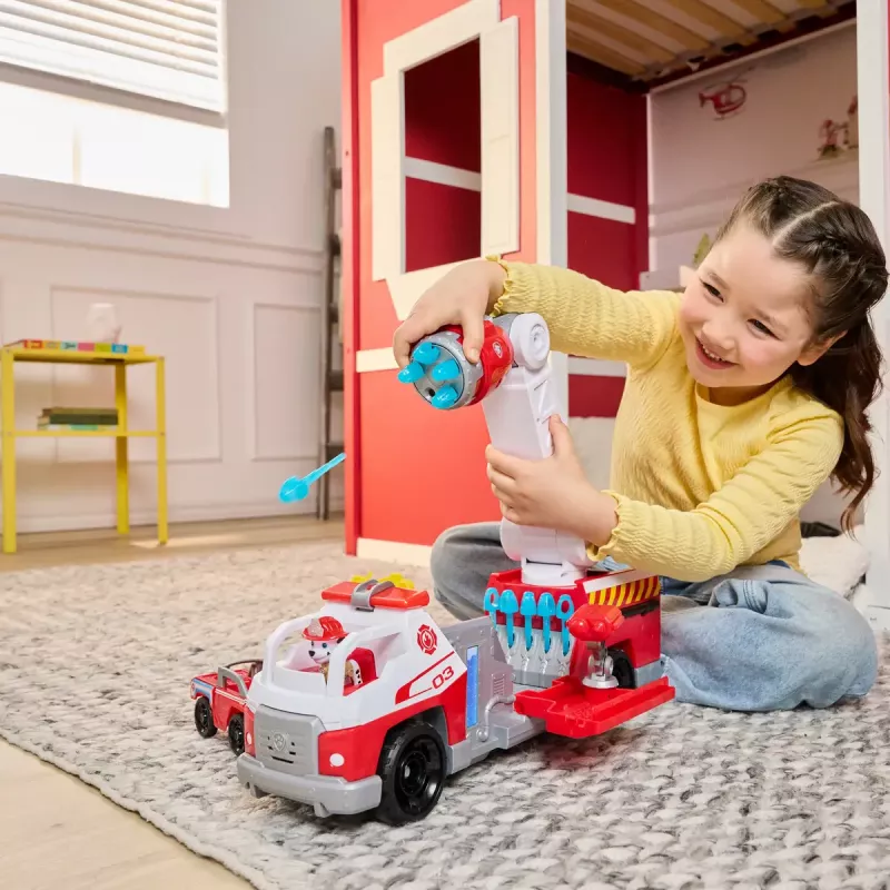 Camião de bombeiros PAW Patrol Rapid Reload Fire Truck com figura Marshall (embalagem danificada)