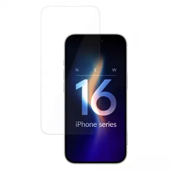 Película protetora de ecrã 3MK HardGlass Clear Apple iPhone 16 resistente a choques e riscos
