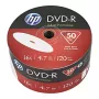 HP DVD-R 4,7 GB 16x discos imprimíveis, caixa cake box de 50 (DME00070WIP-3)