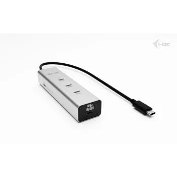 HUB de carregamento USB-C i-tec Metal 5 portas com vídeo USB-C 8K + Power Delivery 85W