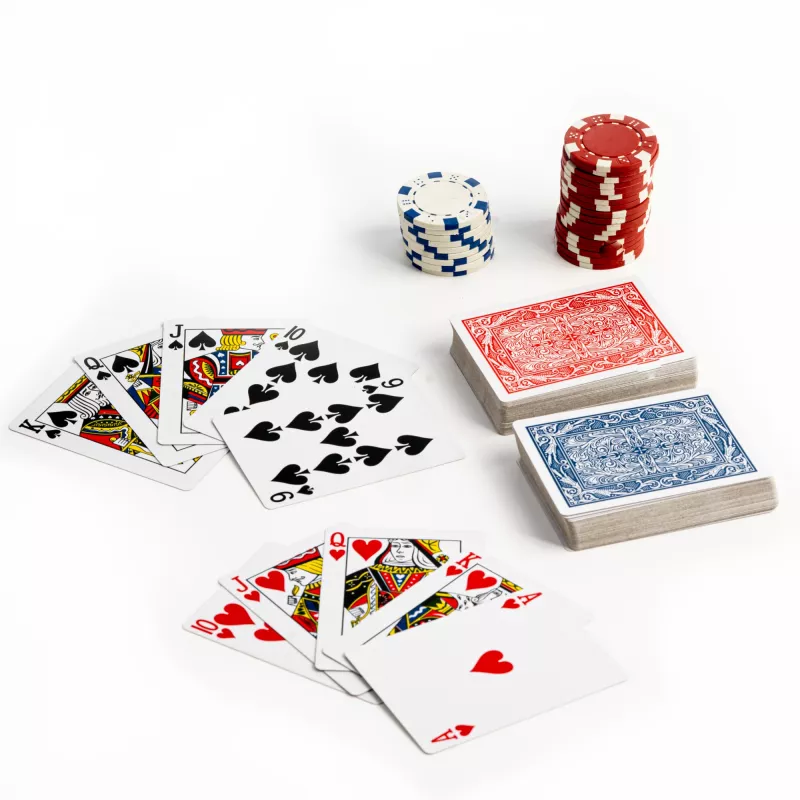Conjunto de póquer Cartamundi Maverick — fichas de plástico 11,5 g, mala 385×240×65 mm