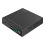 DIGITUS DS-55348 Kit extensor KVM IP HDMI por fibra, 4K/60 Hz, 40 km/300 m, IP 1G, preto