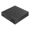 DIGITUS DS-55348 Kit extensor KVM IP HDMI por fibra, 4K/60 Hz, 40 km/300 m, IP 1G, preto