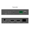 Extensor HDMI Fiber DIGITUS Set - 4K/60Hz, 40 km/300m preto
