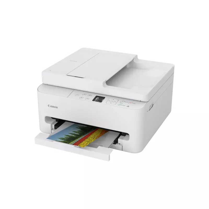 Impressora multifunções de jato de tinta Canon PIXMA TS7550i — A4, 1200×1200 DPI, WLAN, digitalização/cópia a cores, impressão frente e verso (branco)