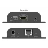 Extensor HDMI IP DIGITUS Set - 4K/60Hz 120/200 m, um para muitos, CAT, preto