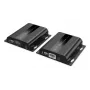 Extensor HDMI IP DIGITUS Set - 4K/60Hz 120/200 m, PoE, um para muitos, CAT, preto