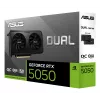 Placa gráfica ASUS GeForce RTX 5050, 8 GB GDDR6, PCIe 5.0, 2560 núcleos CUDA, barramento de memória de 128 bits