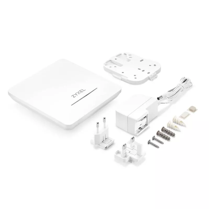 Ponto de acesso wireless Zyxel NWA50BE — Dualband 2,4/5 GHz, 4324 Mbps, PoE, 1x RJ‑45