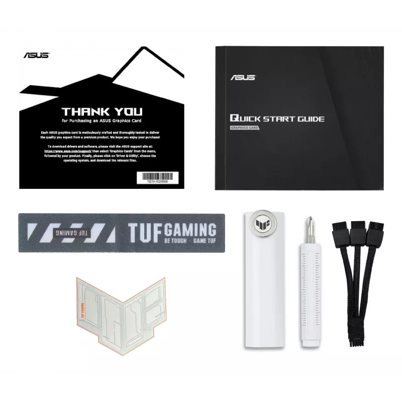 Placa gráfica ASUS TUF NVIDIA GeForce RTX 5070 Ti 16 GB GDDR7 256 bits PCIe 5.0 3 ventoinhas branco