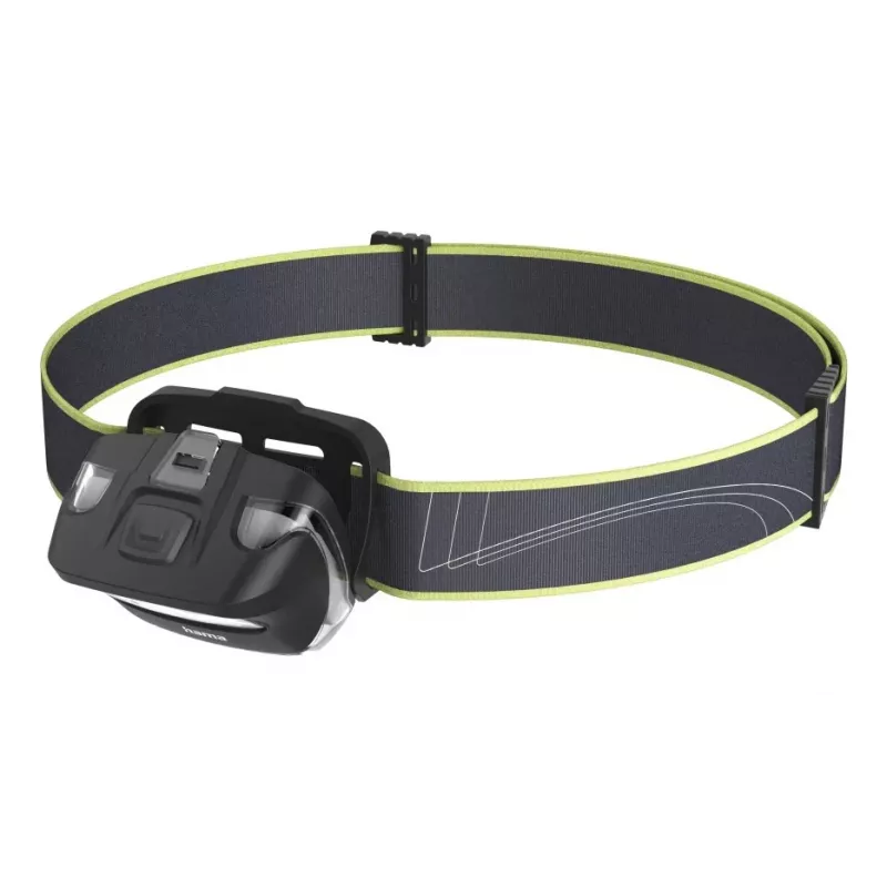 Hama HL110 preto, azul, amarelo lanterna frontal COB LED