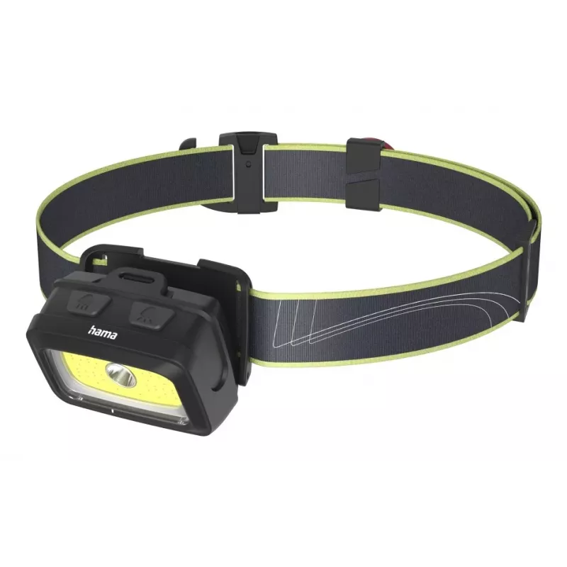 Hama HL350 preto, azul, amarelo lanterna frontal LED