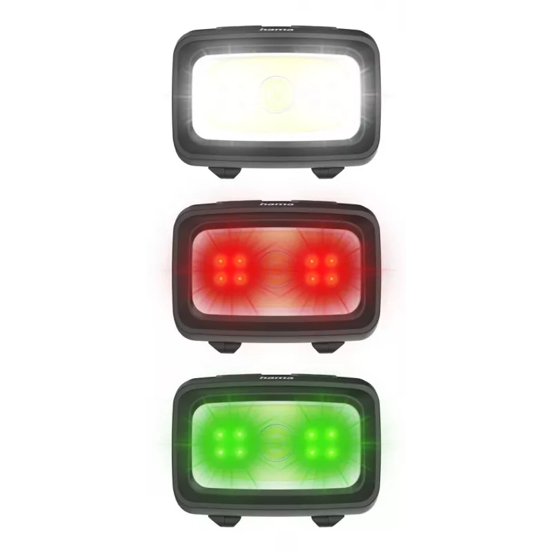 Hama HL350 preto, azul, amarelo lanterna frontal LED