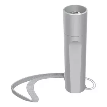 Lanterna de mão HAMA lanterna LED 3 modos de luz — prateado, 0,083 kg, lanterna LED compacta