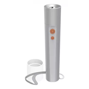 Lanterna de mão Hama FL250 LED 3W alumínio prateado