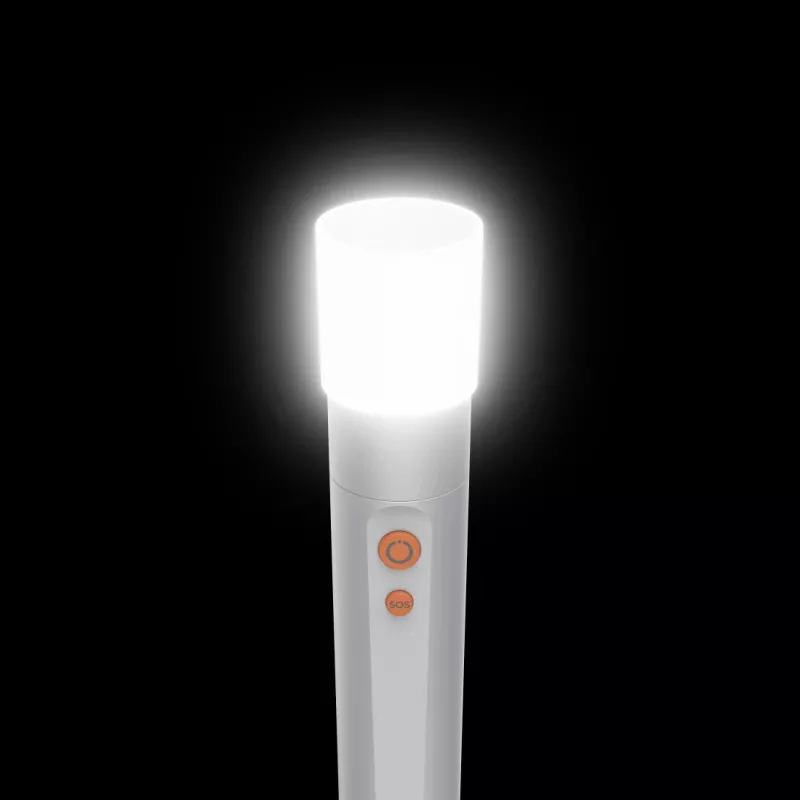 Lanterna de mão Hama FL250 LED 3W alumínio prateado
