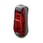 Hama luz de aviso LED com clipe, 2 unid., 3 modos de luz, IP44, pilha CR2032, preto/vermelho
