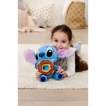 Peluche SIMBA mascote Stitch com donut 25 cm figura de peluche