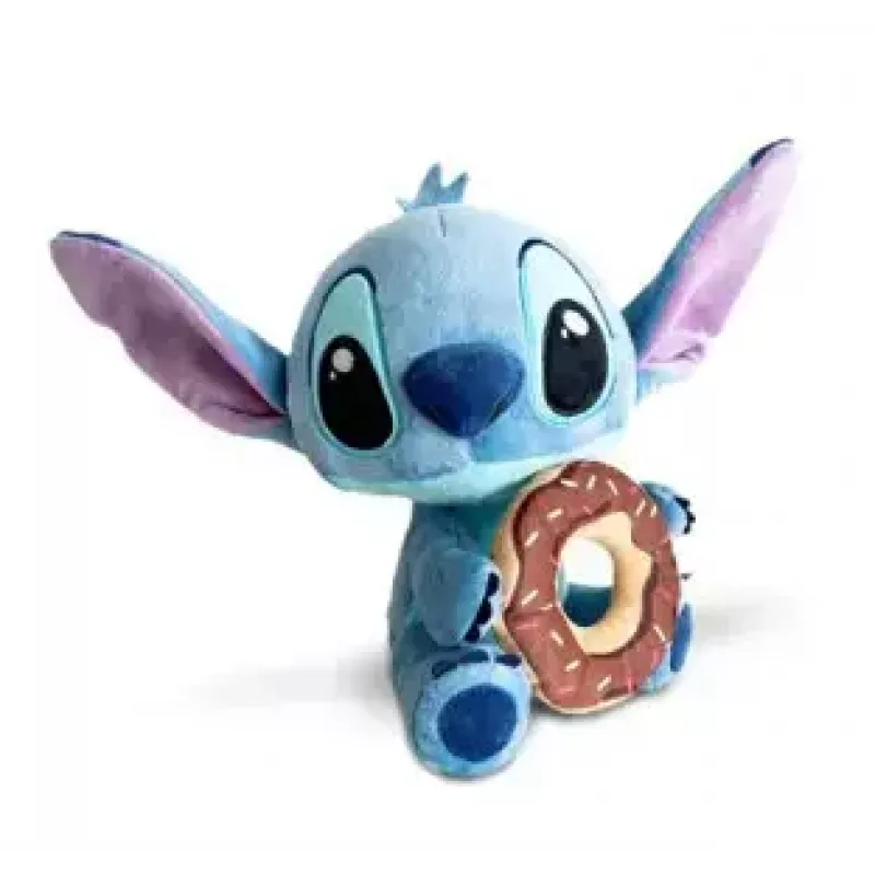 Peluche SIMBA mascote Stitch com donut 25 cm figura de peluche