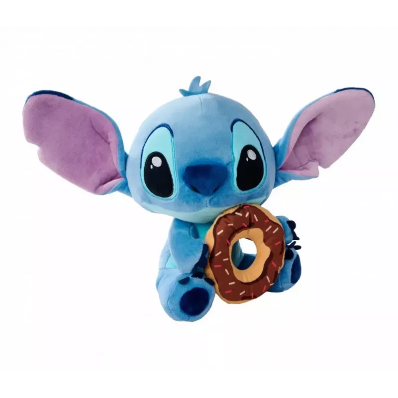 Peluche SIMBA mascote Stitch com donut 25 cm figura de peluche
