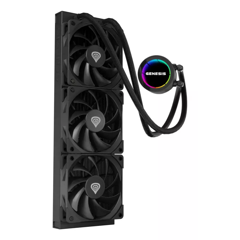 Sistema de refrigeração para computador GENESIS NLG-2320 processador all-in-one refrigerador líquido preto