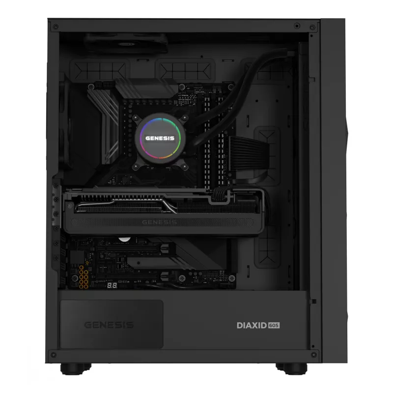 Sistema de refrigeração para computador GENESIS NLG-2320 processador all-in-one refrigerador líquido preto