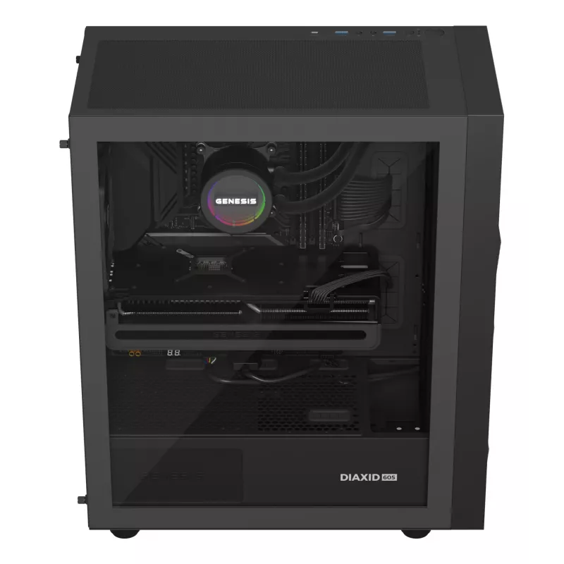 Sistema de refrigeração para computador GENESIS NLG-2320 processador all-in-one refrigerador líquido preto
