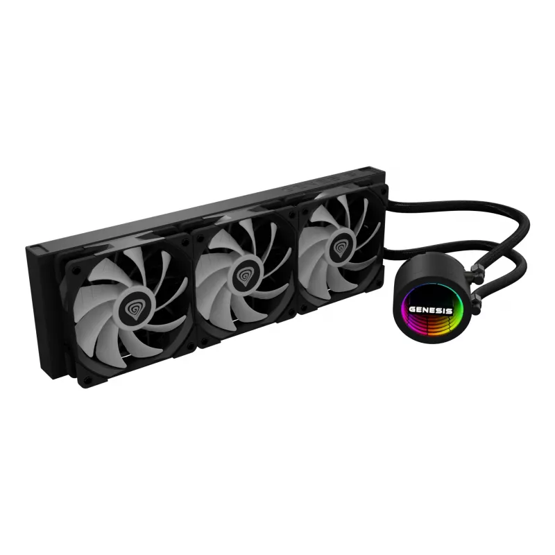 Sistema de refrigeração para computador GENESIS NLG-2321 processador all-in-one refrigerador líquido preto