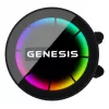 Sistema de refrigeração para computador GENESIS NLG-2321 processador all-in-one refrigerador líquido preto