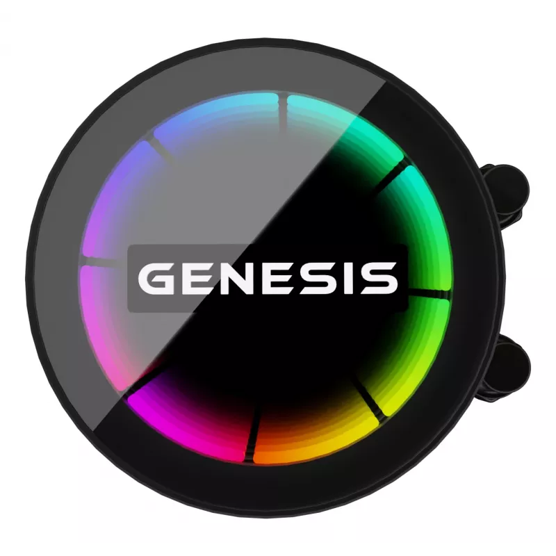 Sistema de refrigeração para computador GENESIS NLG-2321 processador all-in-one refrigerador líquido preto