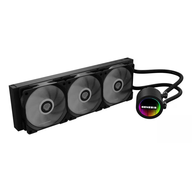 Sistema de refrigeração para computador GENESIS NLG-2321 processador all-in-one refrigerador líquido preto