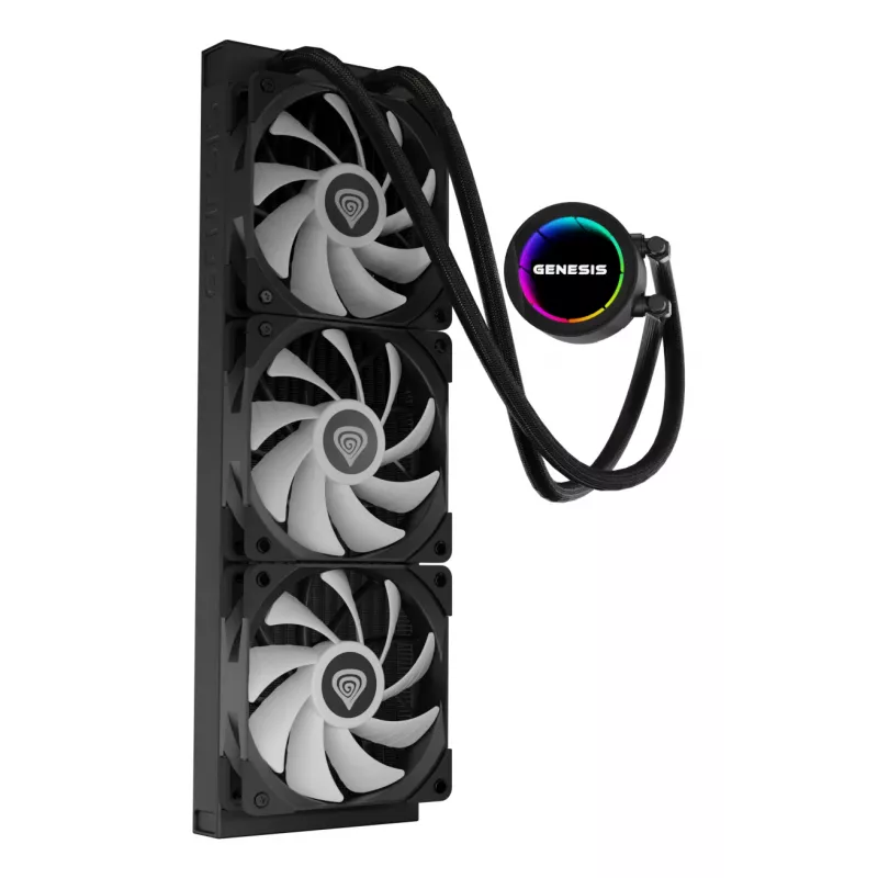 Sistema de refrigeração para computador GENESIS NLG-2321 processador all-in-one refrigerador líquido preto