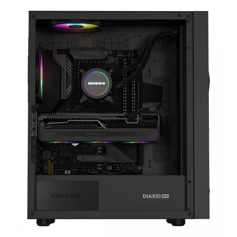 Sistema de refrigeração para computador GENESIS NLG-2321 processador all-in-one refrigerador líquido preto