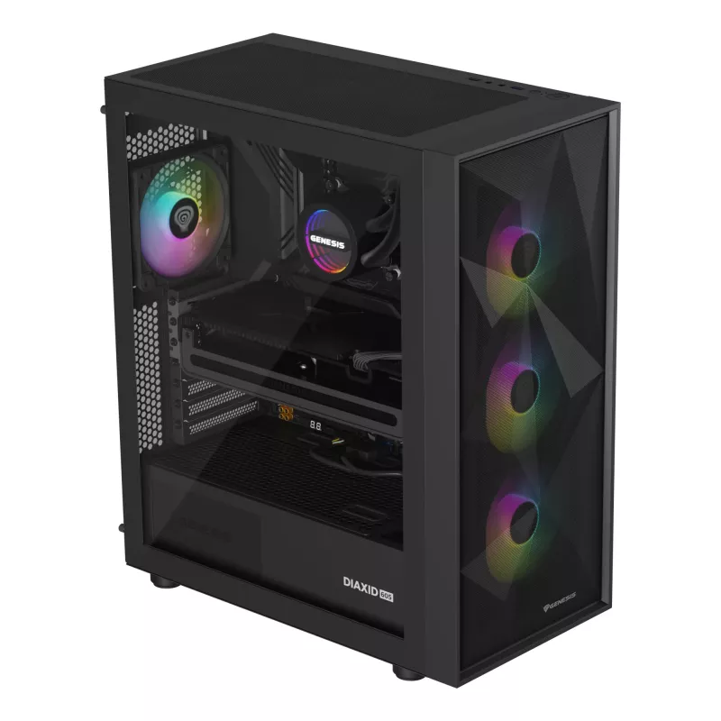 Sistema de refrigeração para computador GENESIS NLG-2321 processador all-in-one refrigerador líquido preto