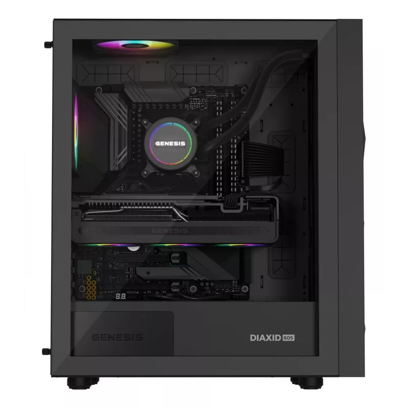 Sistema de refrigeração para computador GENESIS NLG-2321 processador all-in-one refrigerador líquido preto