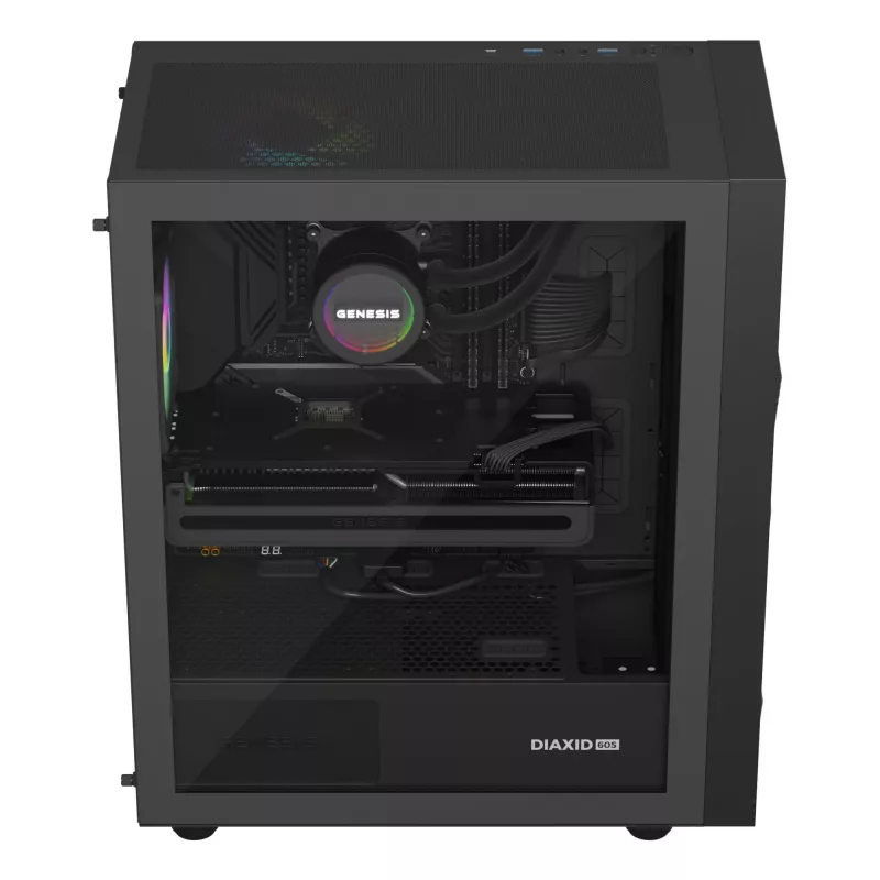 Sistema de refrigeração para computador GENESIS NLG-2321 processador all-in-one refrigerador líquido preto