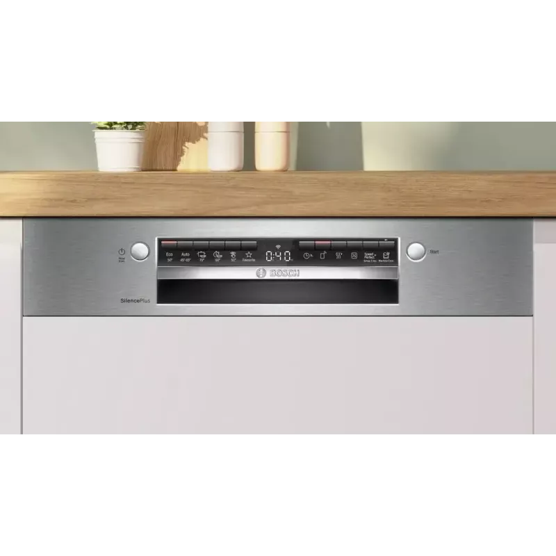 Máquina de lavar loiça de encastrar Bosch SMI4ECS28E — 14 conjuntos de louça, 6 programas, classe de eficiência energética A, 42 dB