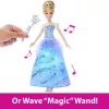 Boneca de moda Disney Princess Verzaubertes Ballkleid Cinderella com luz e som, inspirada no filme