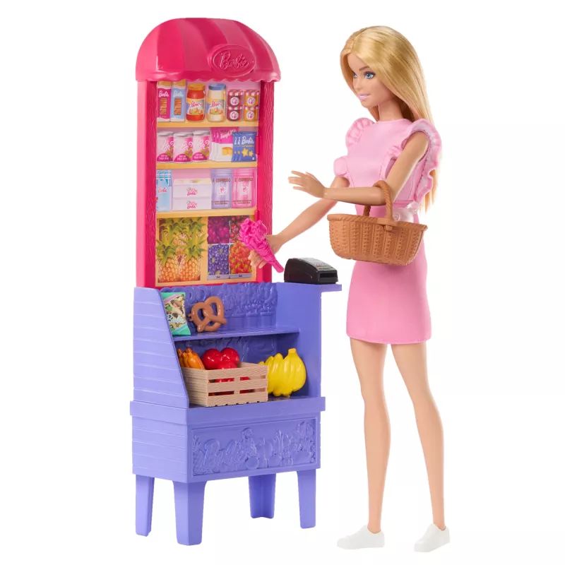 Barbie e Teresa Receita para a Amizade Malibu no Mercado boneca e conjunto com 11 acessórios