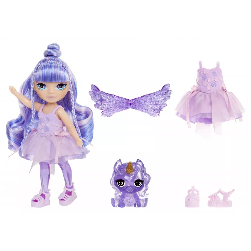 Boneca Rainbow High Littles Rainbow Fantasy Fairies - Amethyst (Lila)