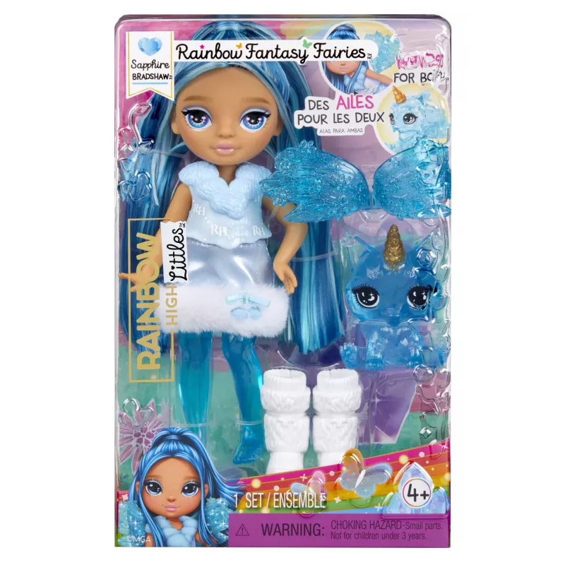 Boneca Rainbow High Littles Rainbow Fantasy Fairies - Sapphire (azul)