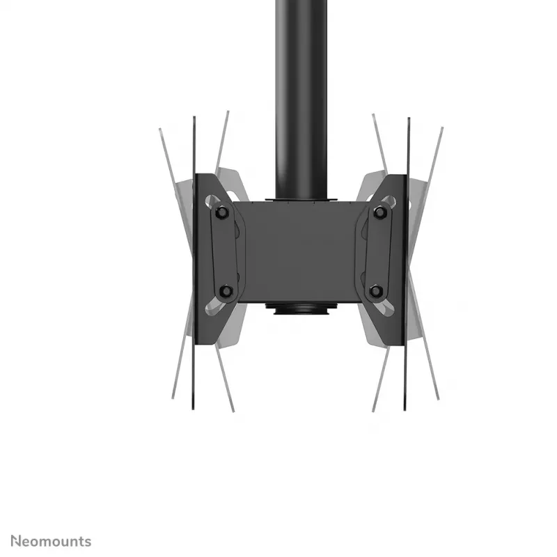 Suporte de teto para TV Neomounts CL35-340BL22 peso máx. 45 kg 23-42 polegadas